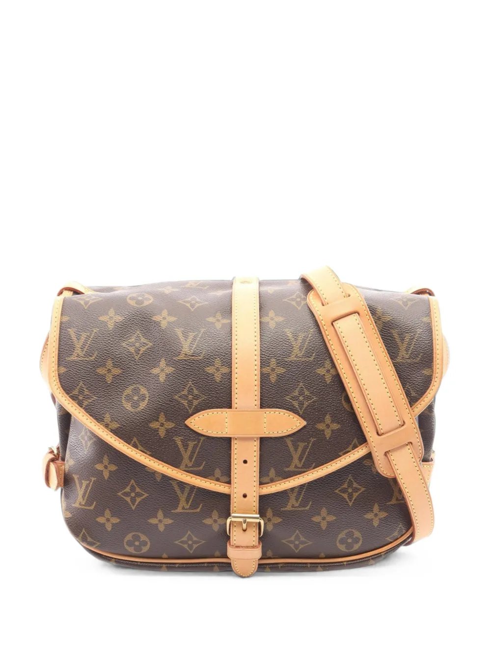 2007 30 Saumur Monogram canvas shoulder bag