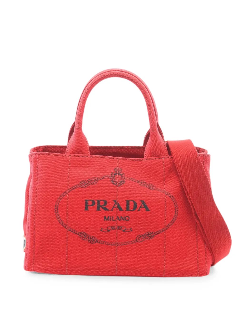 2010-2026 Small Canvas Canapa Logo Tote satchel