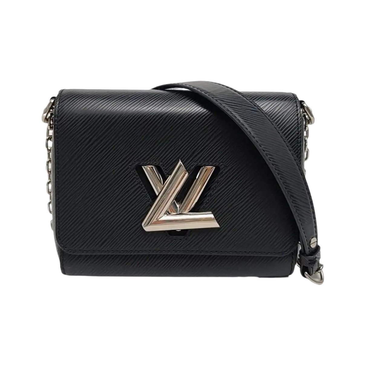 Twist leather crossbody bag