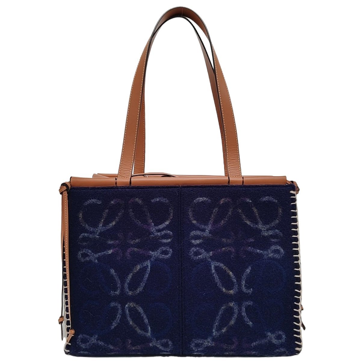 Cushion tweed handbag