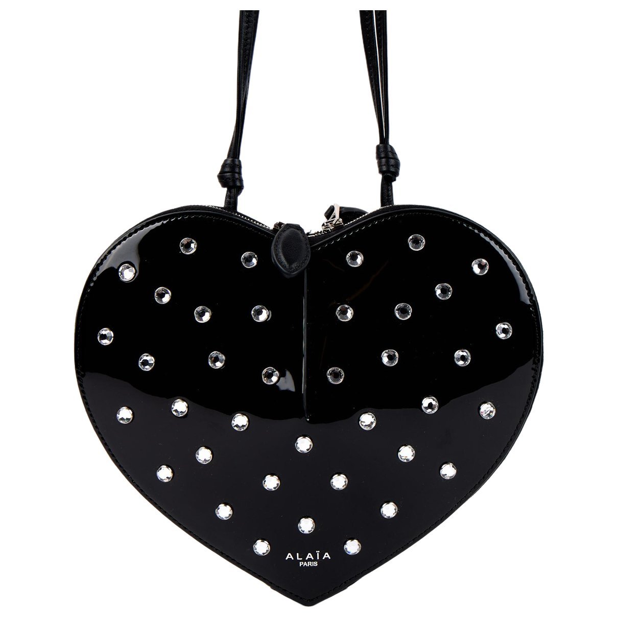 Le Coeur patent leather crossbody bag