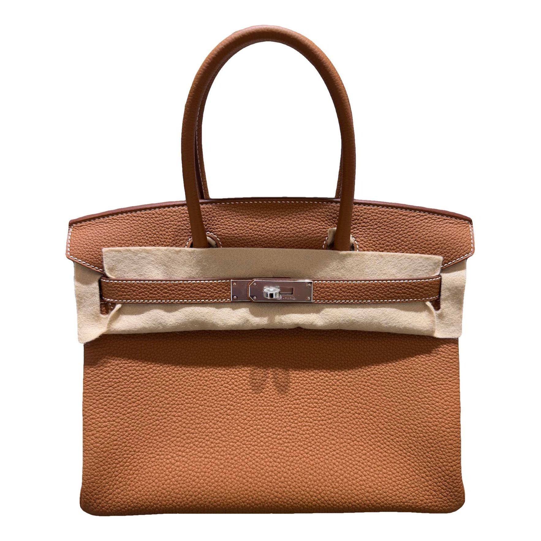 Birkin 30 leather handbag