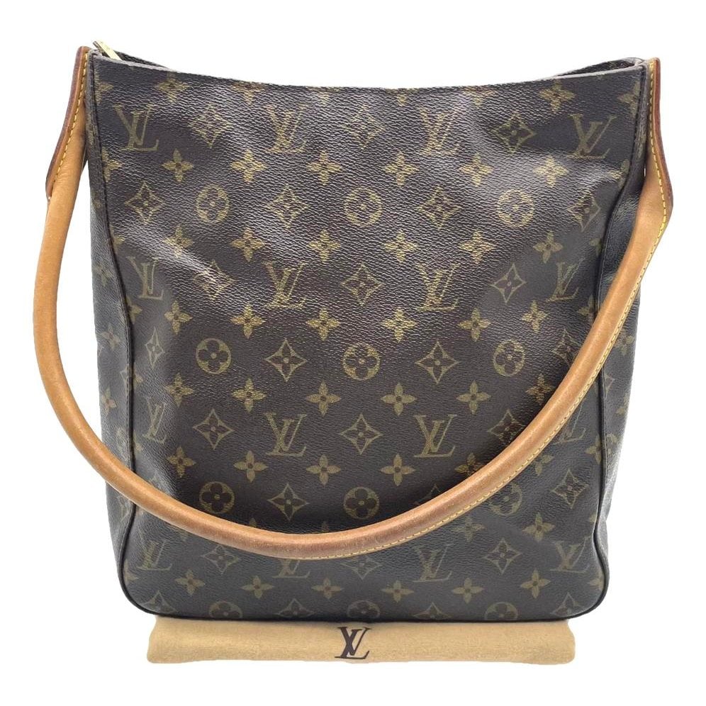 Looping vegan leather handbag