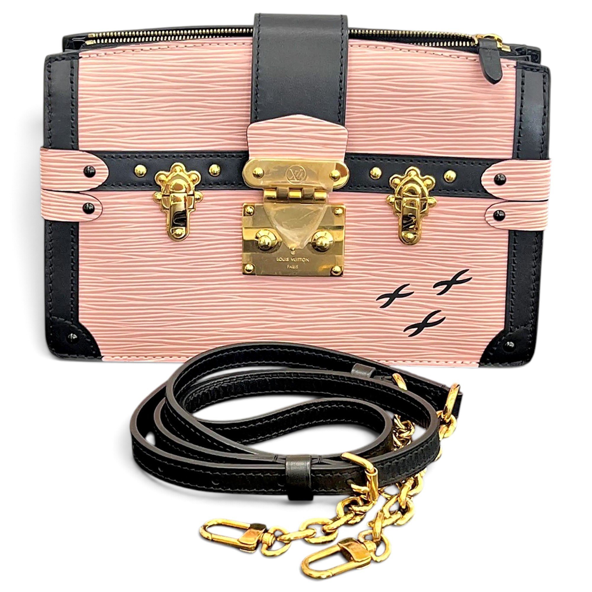 Pochette Trunk leather crossbody bag