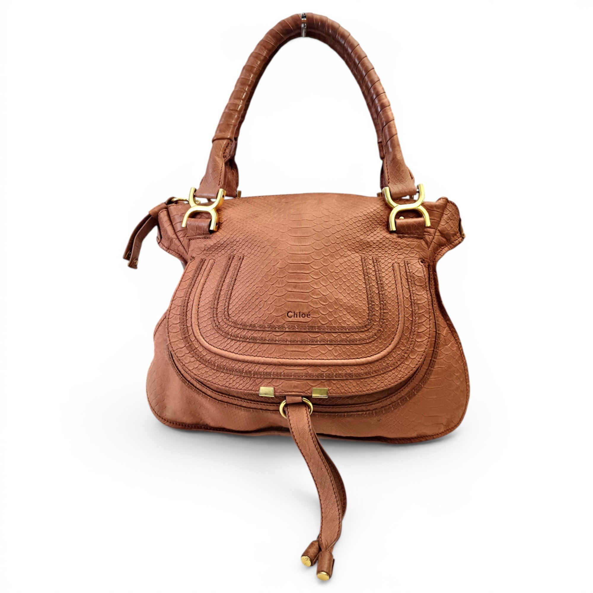 Marcie leather handbag