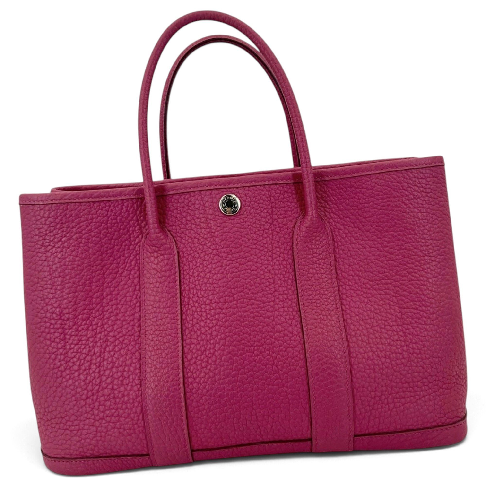 Garden Party leather handbag