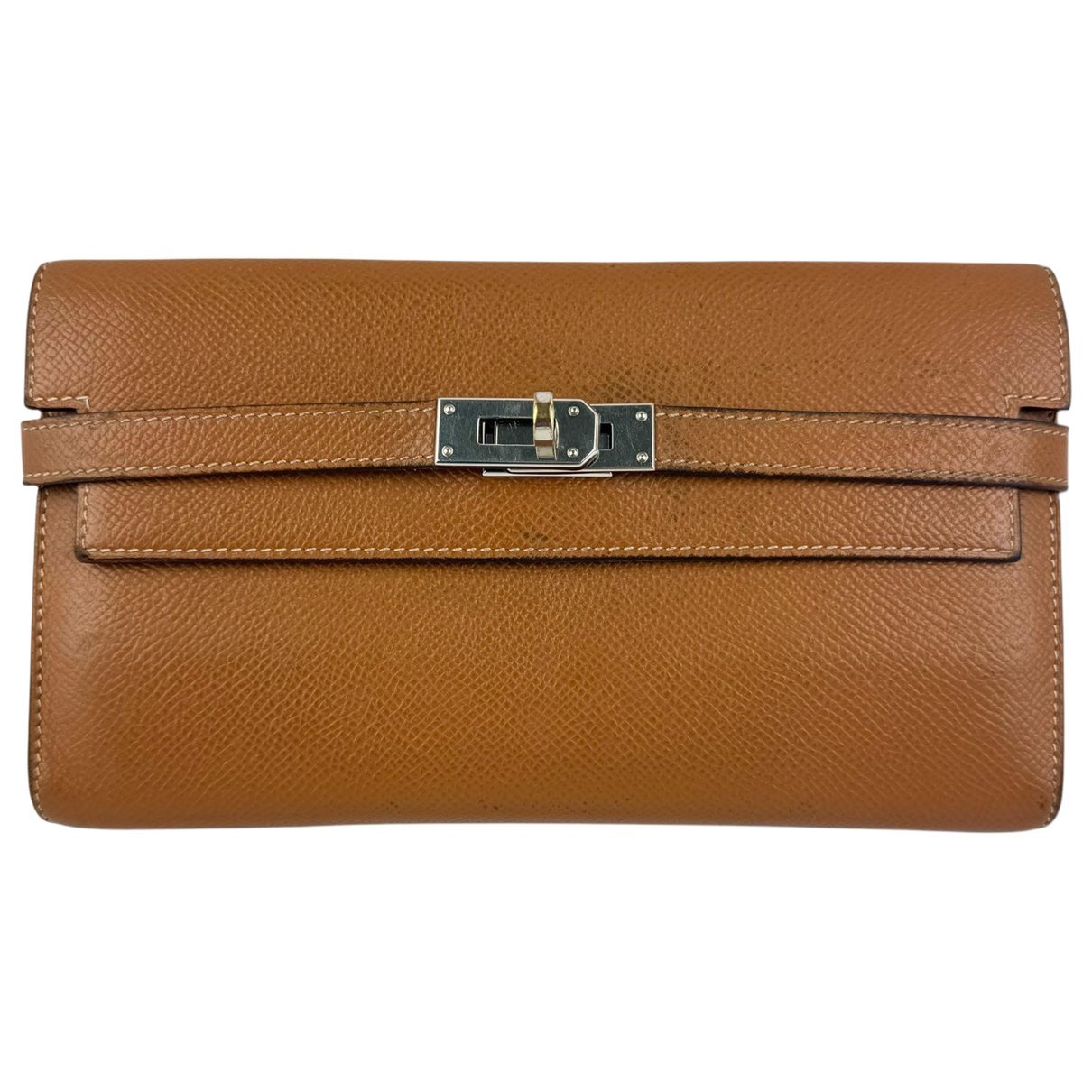 Hermes Kelly Flat leather handbag