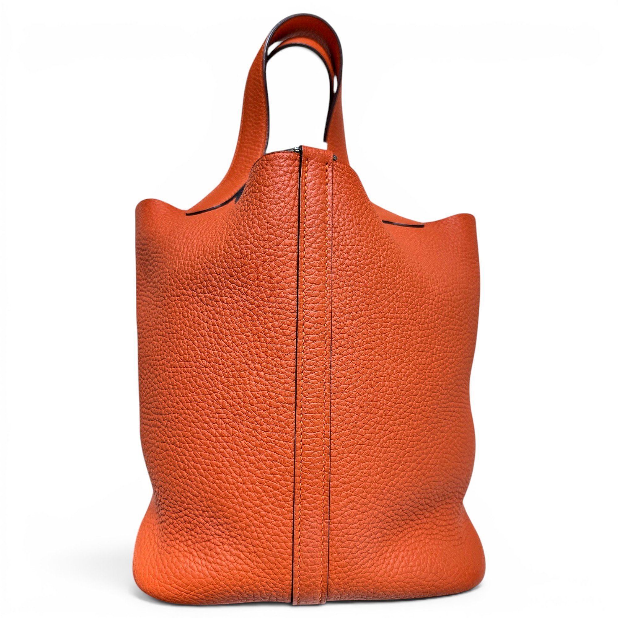 Picotin leather handbag