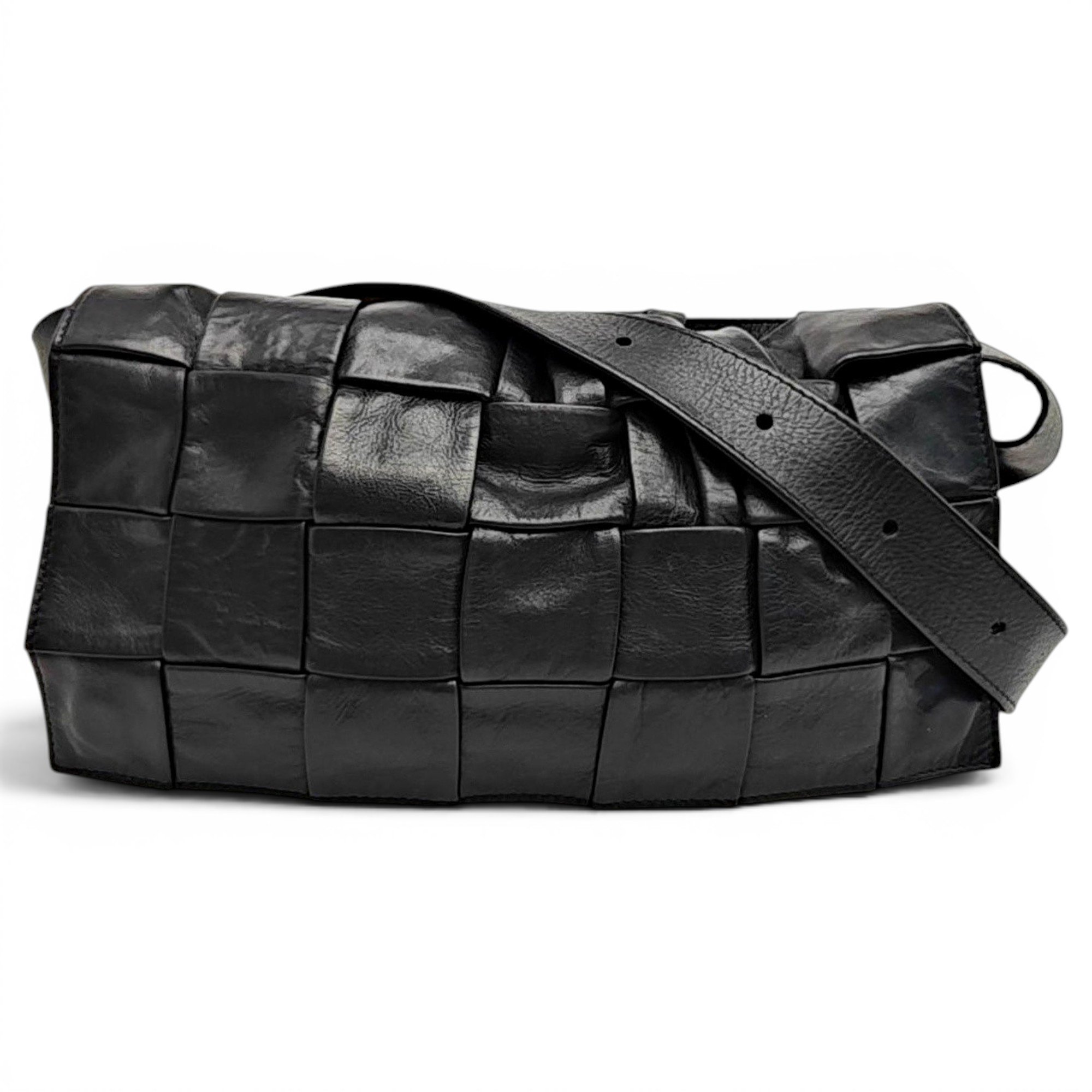 Brick Cassette leather handbag