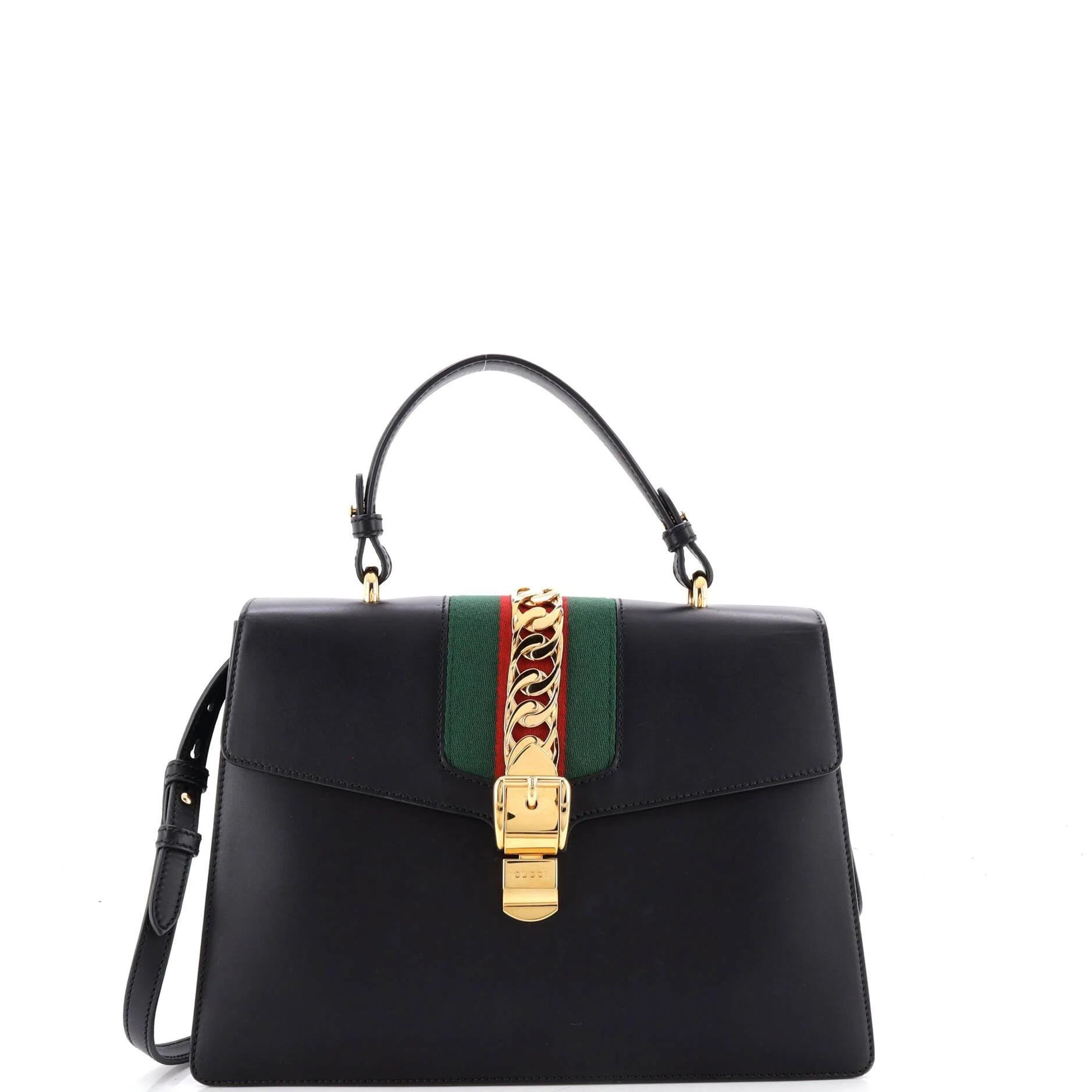 Leather handbag