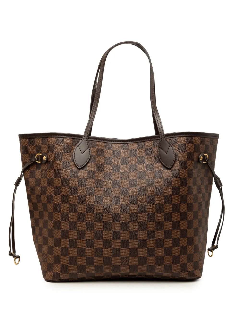 2014 Damier Ebene Neverfull MM tote bag