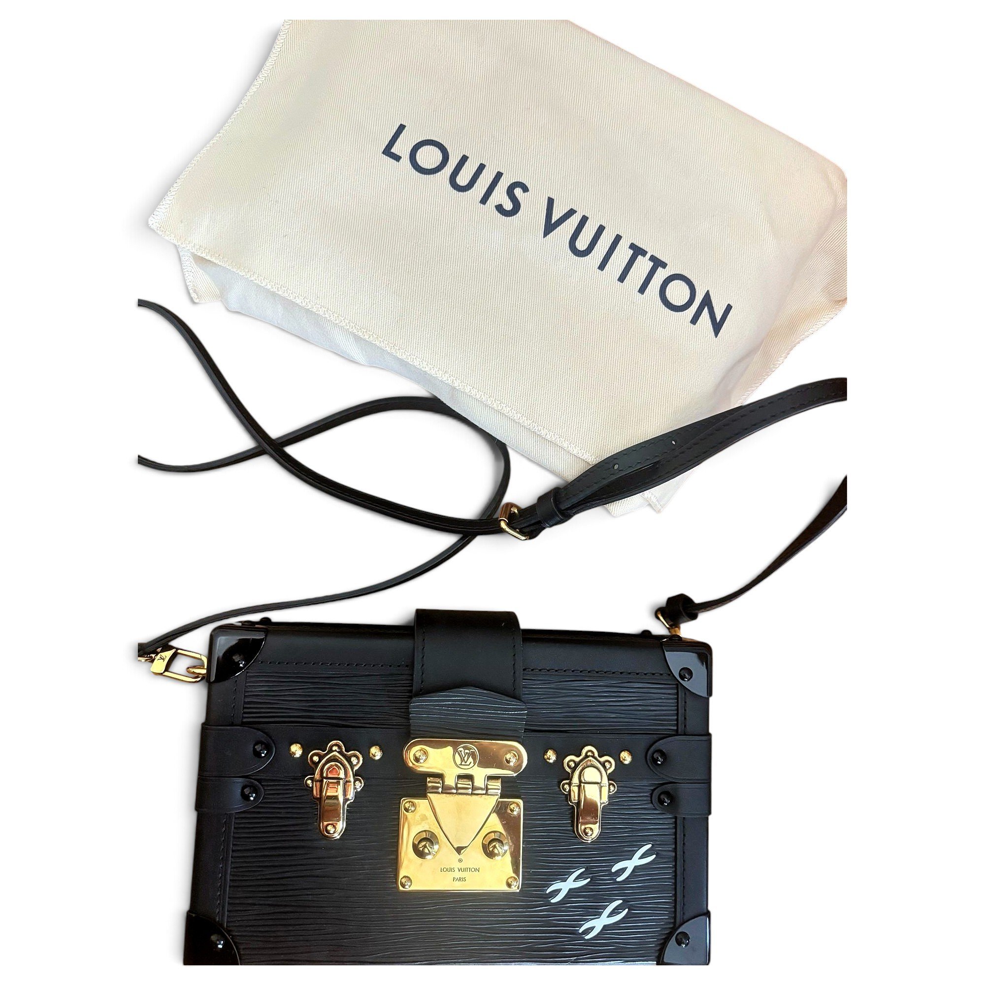 Louis Vuitton Petite Malle leather crossbody bag