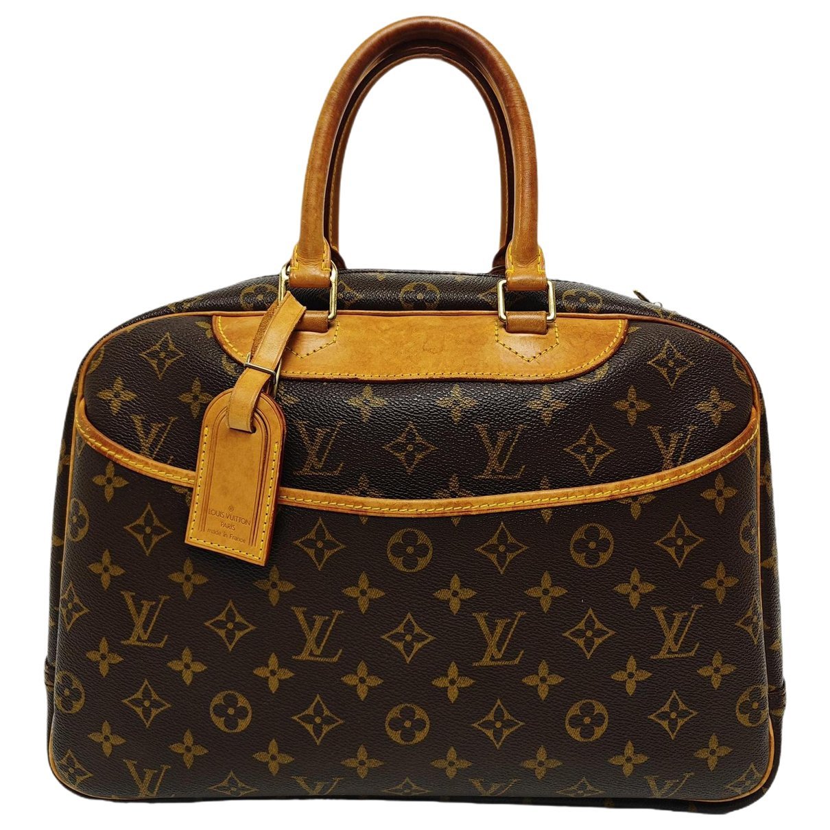 Deauville leather handbag