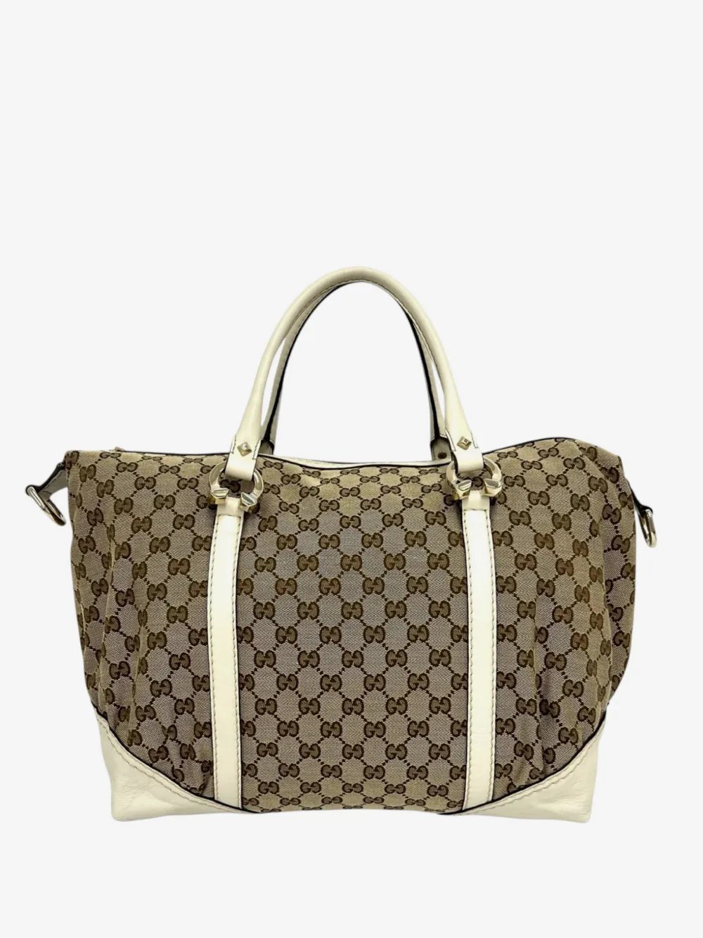 2000-2015 GG Canvas Horsebit Nail boston bag