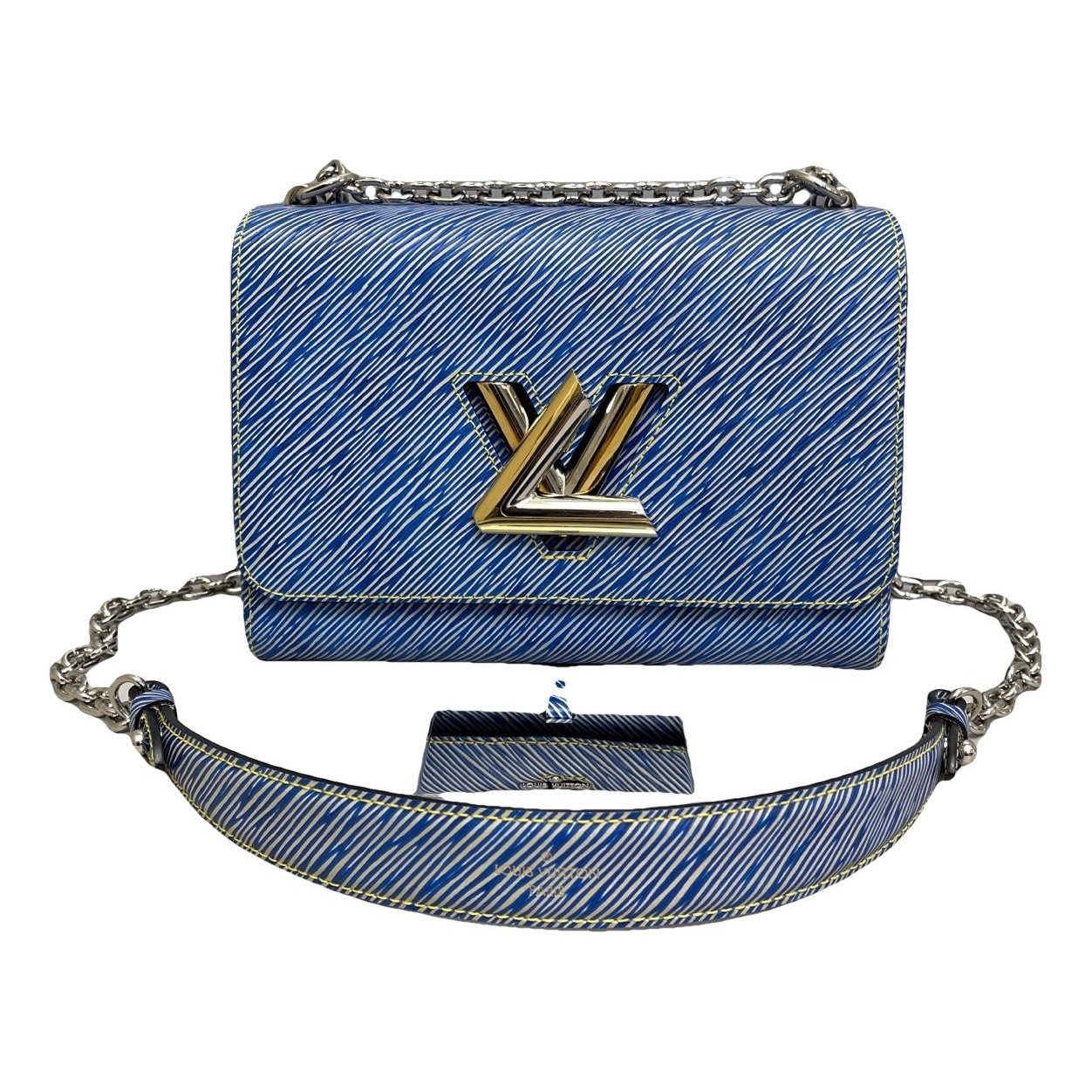 Twist leather handbag