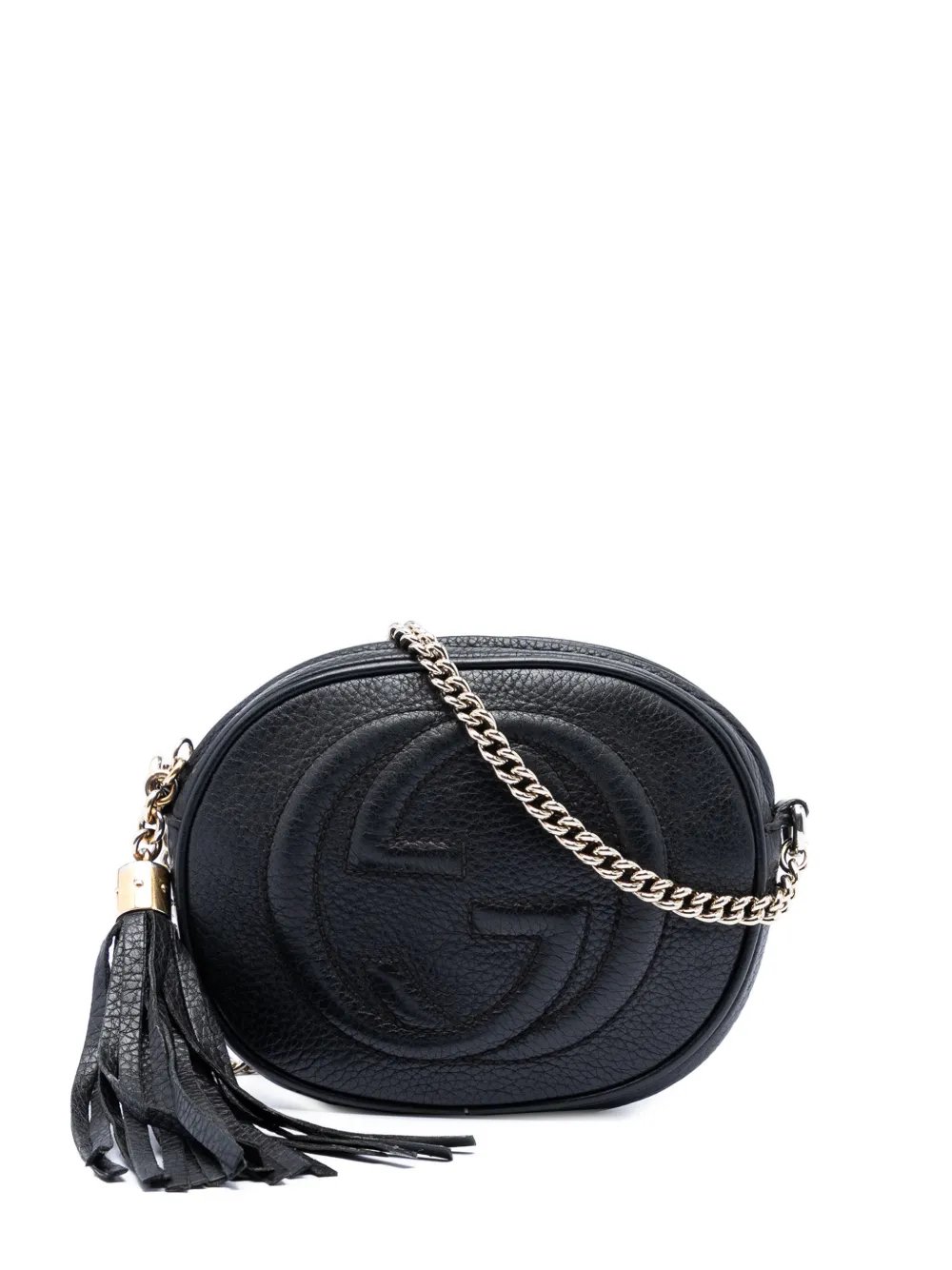 2016-2026 Mini Pebbled Calfskin Soho Chain crossbody bag