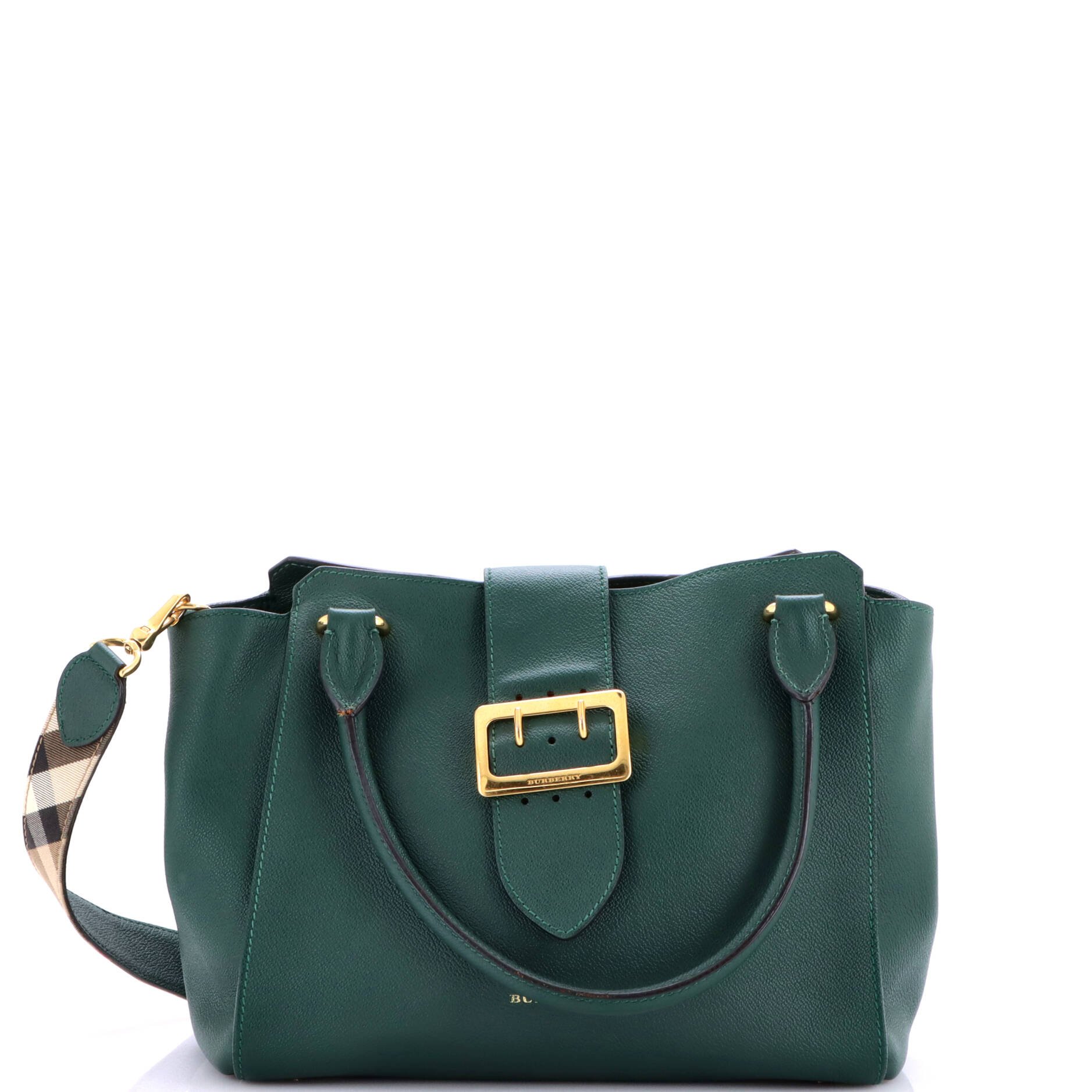 Buckle Tote Leather Medium