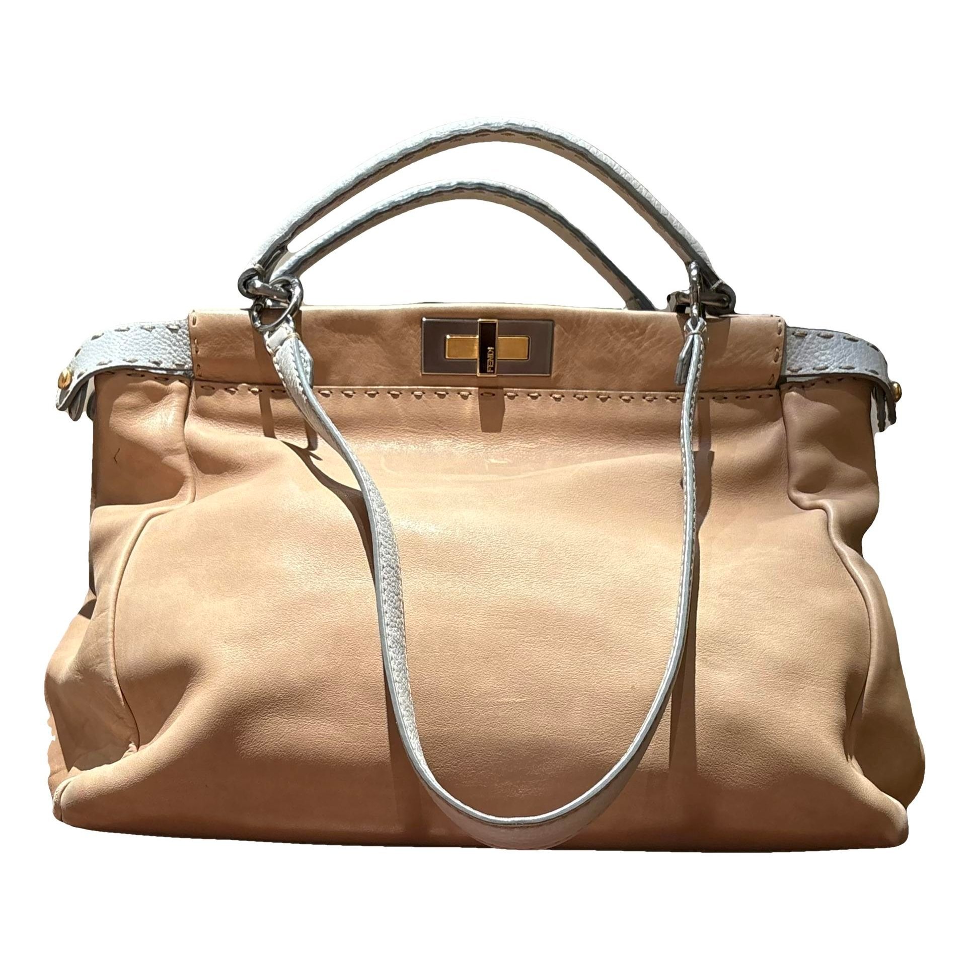 Peekaboo leather handbag