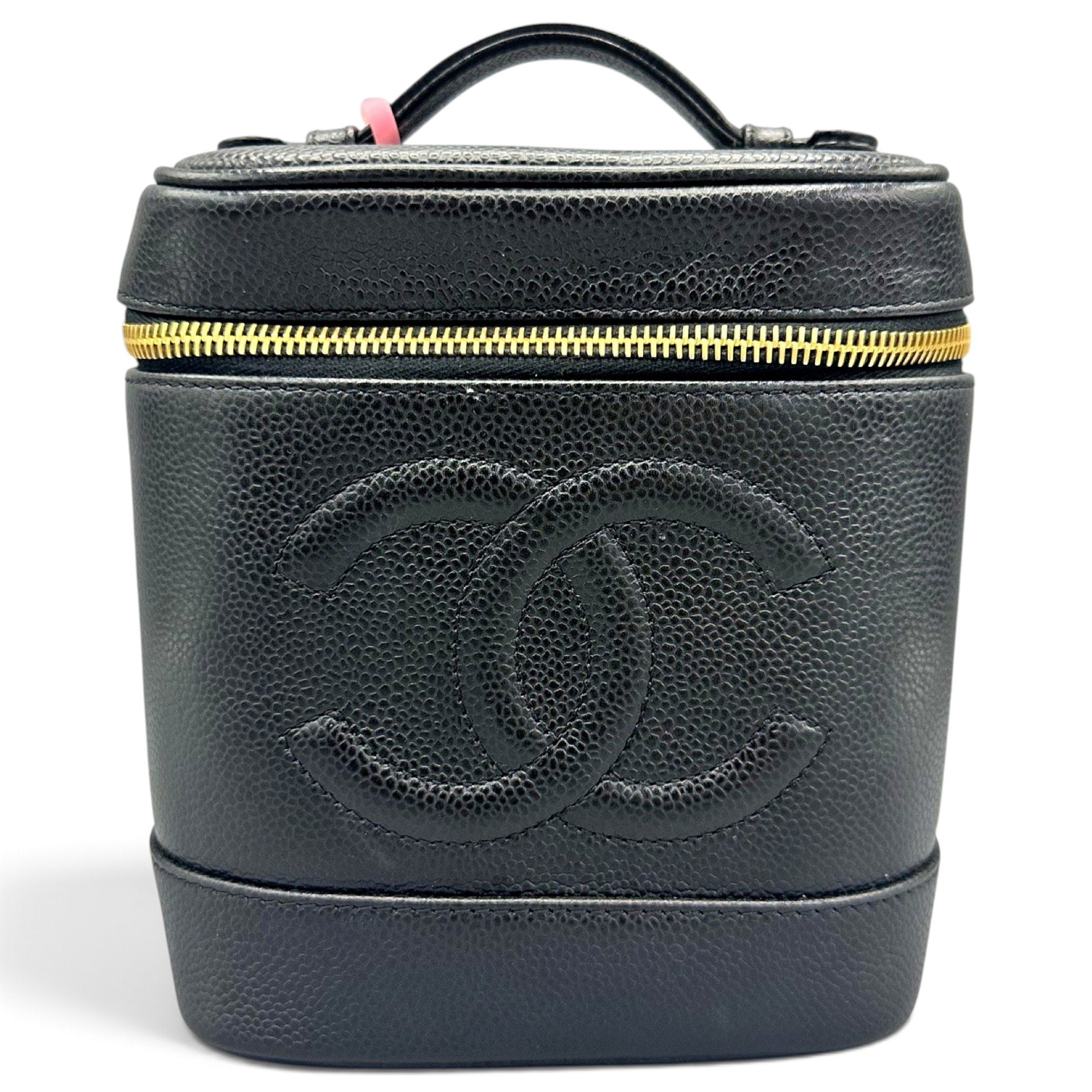 Vanity leather handbag
