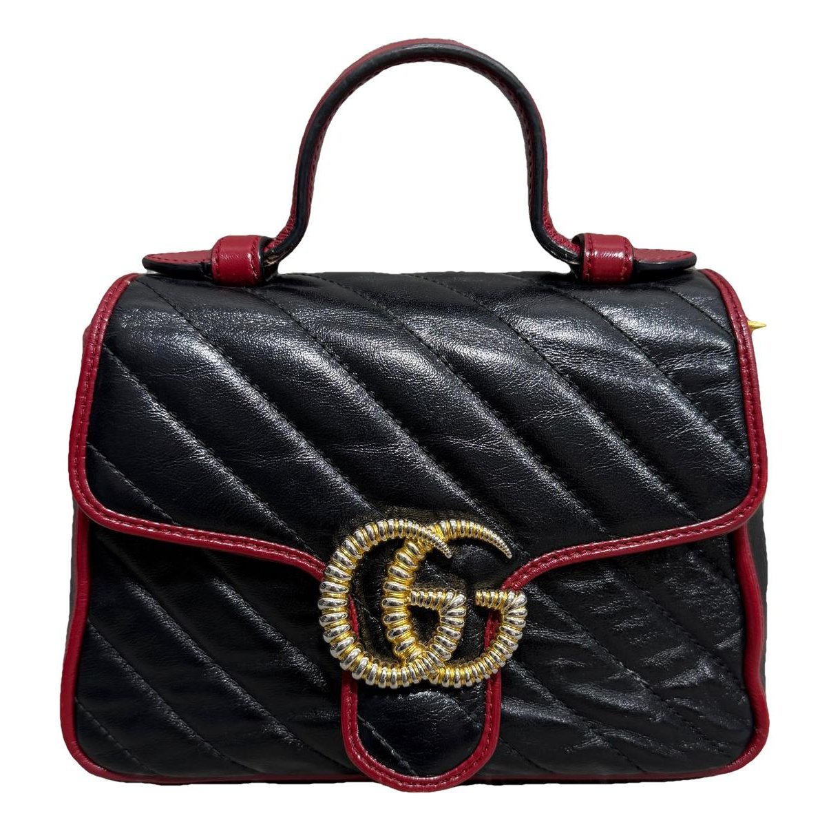 GG Marmont Flap leather handbag