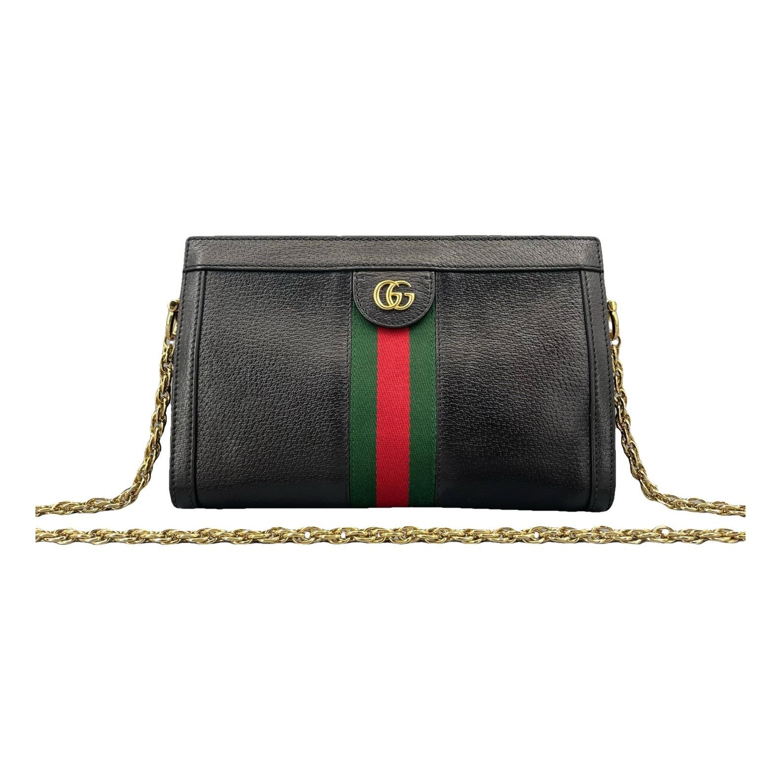 Ophidia Chain leather handbag