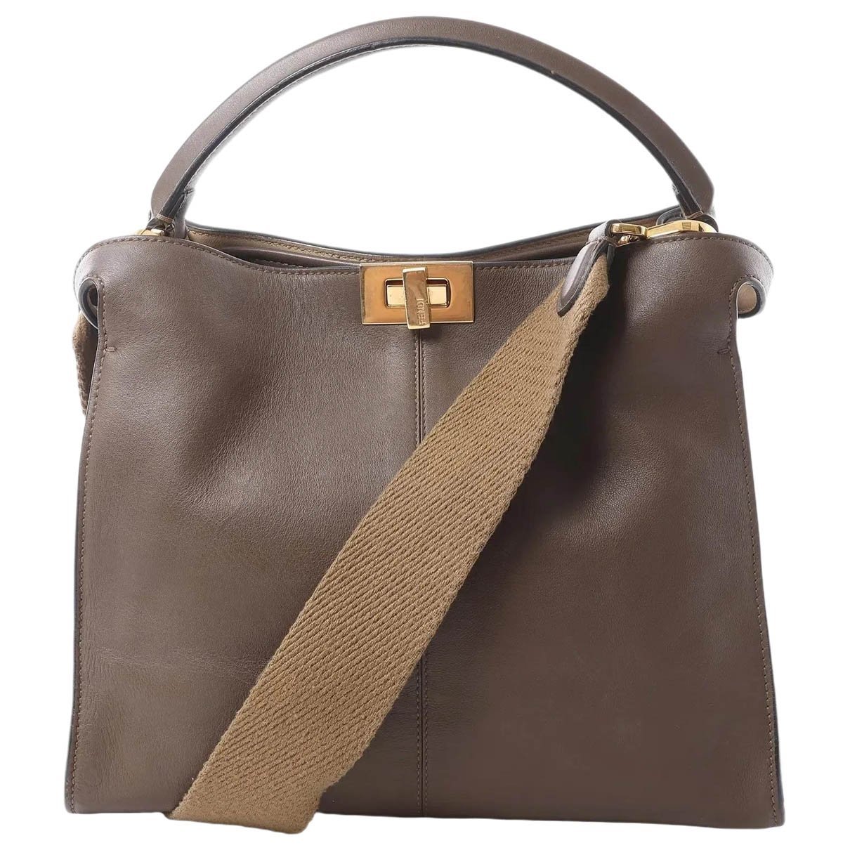 Peekaboo leather handbag