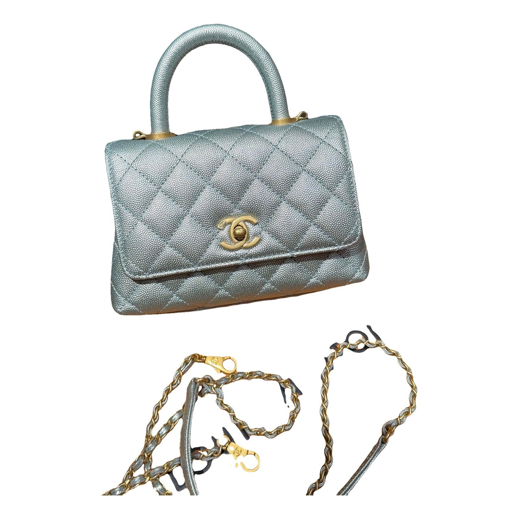 Coco Handle leather handbag