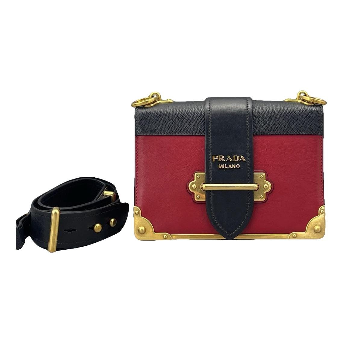 Cahier leather handbag