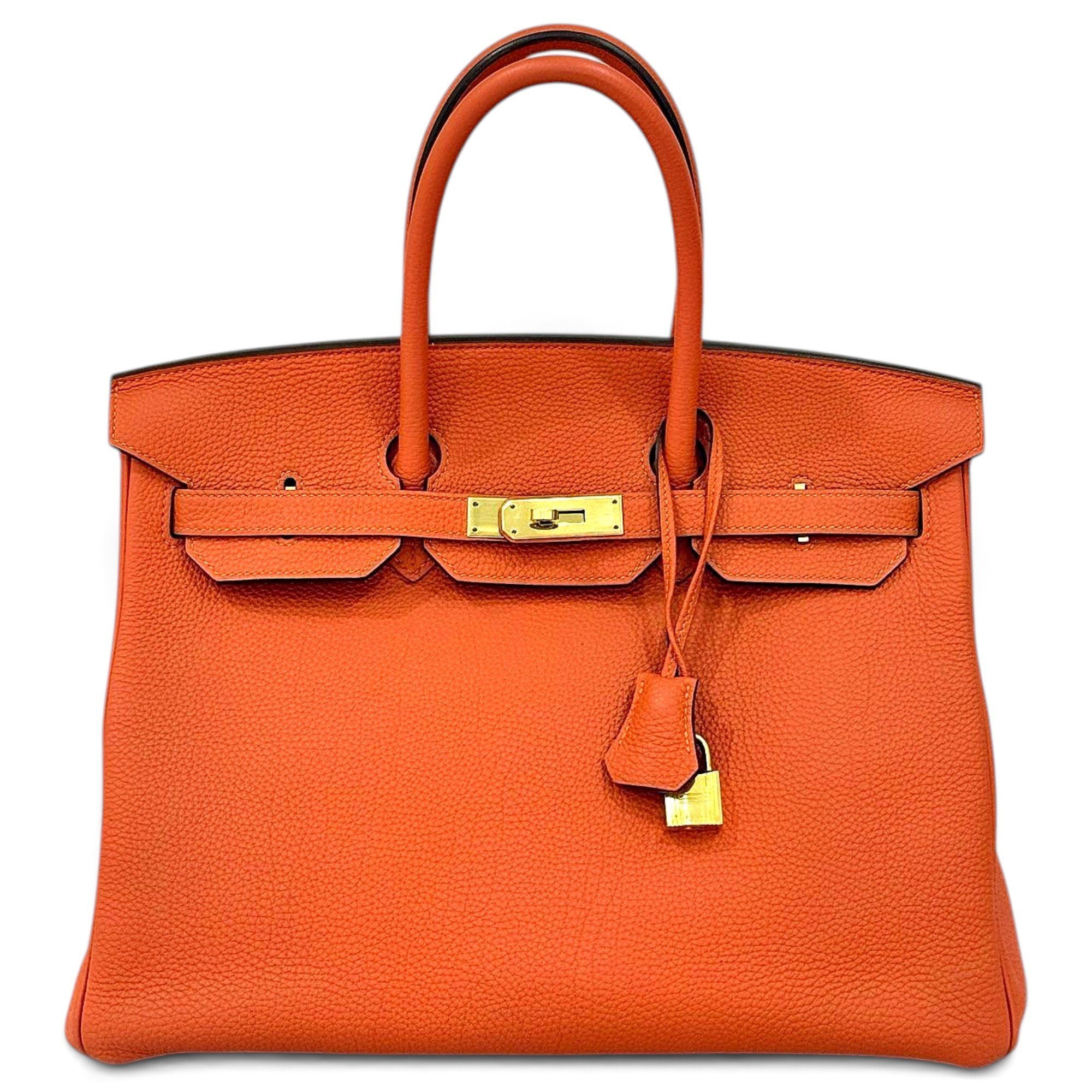 Birkin 35 leather handbag