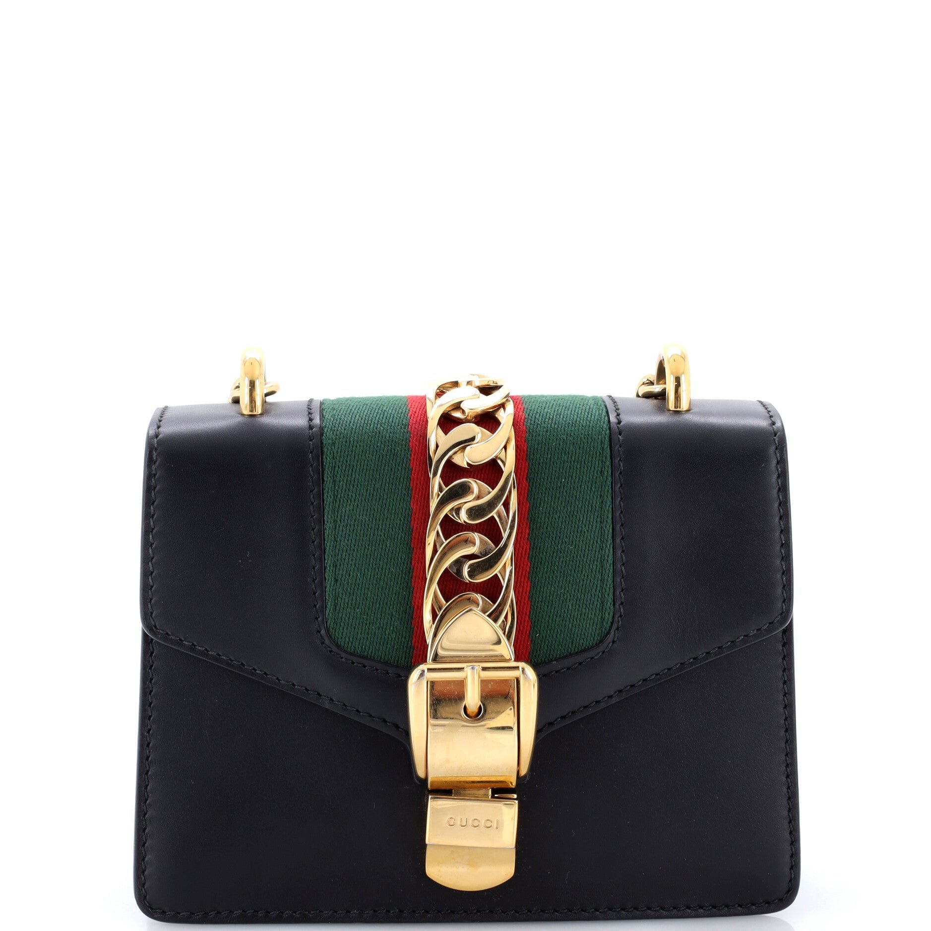 Sylvie Chain Shoulder Bag Leather Mini