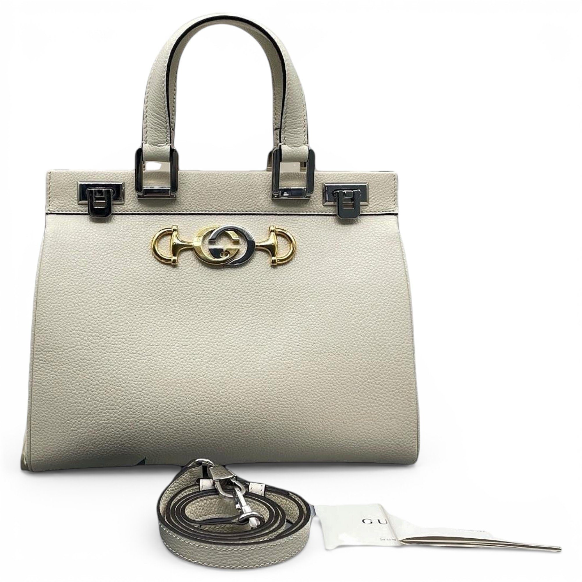 Zumi leather handbag