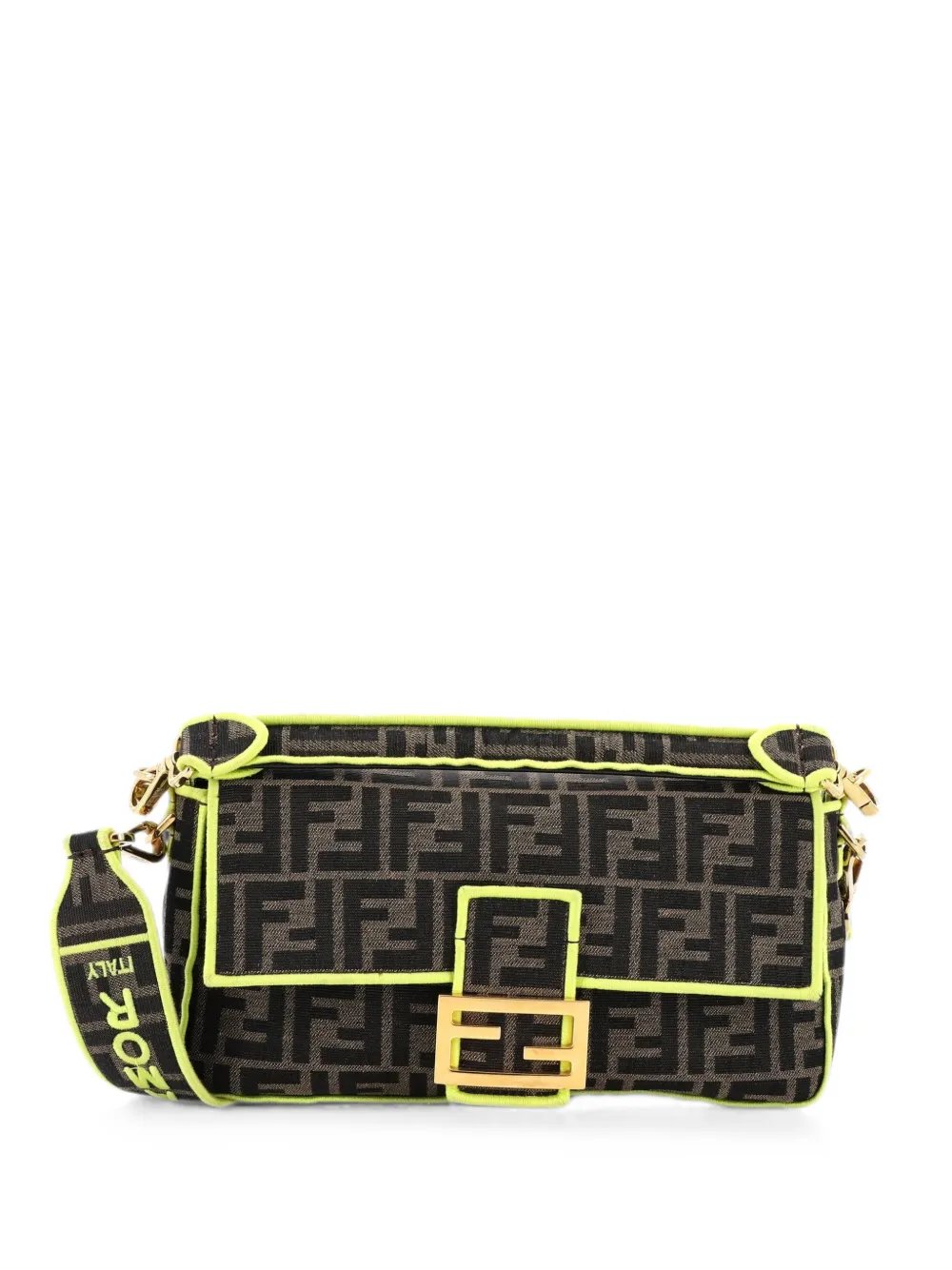 Baguette NM Bag Zucca Canvas Medium shoulder bag
