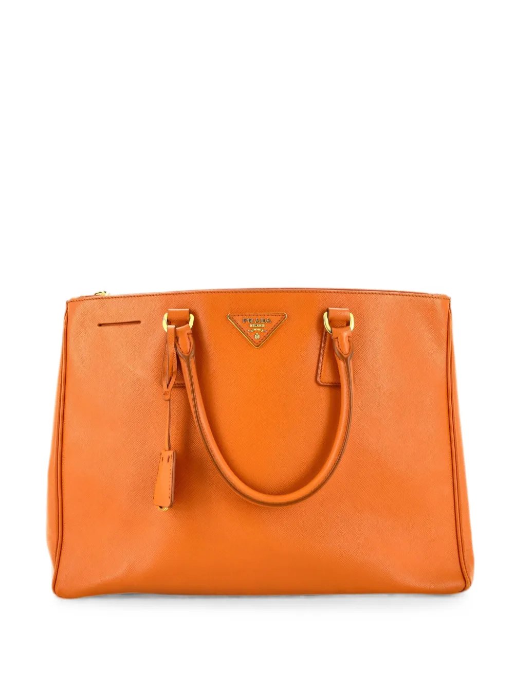 Double Zip Lux Saffiano Leather Large tote bag