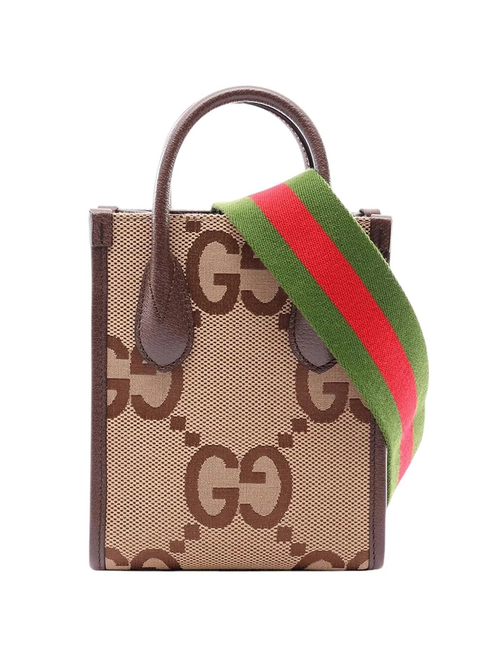 2016-2026 Mini Jumbo GG Canvas Web satchel