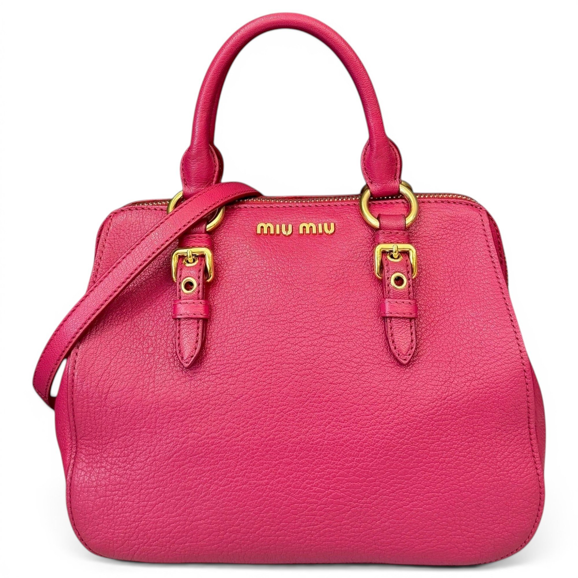 Miu Miu Pony-style calfskin handbag