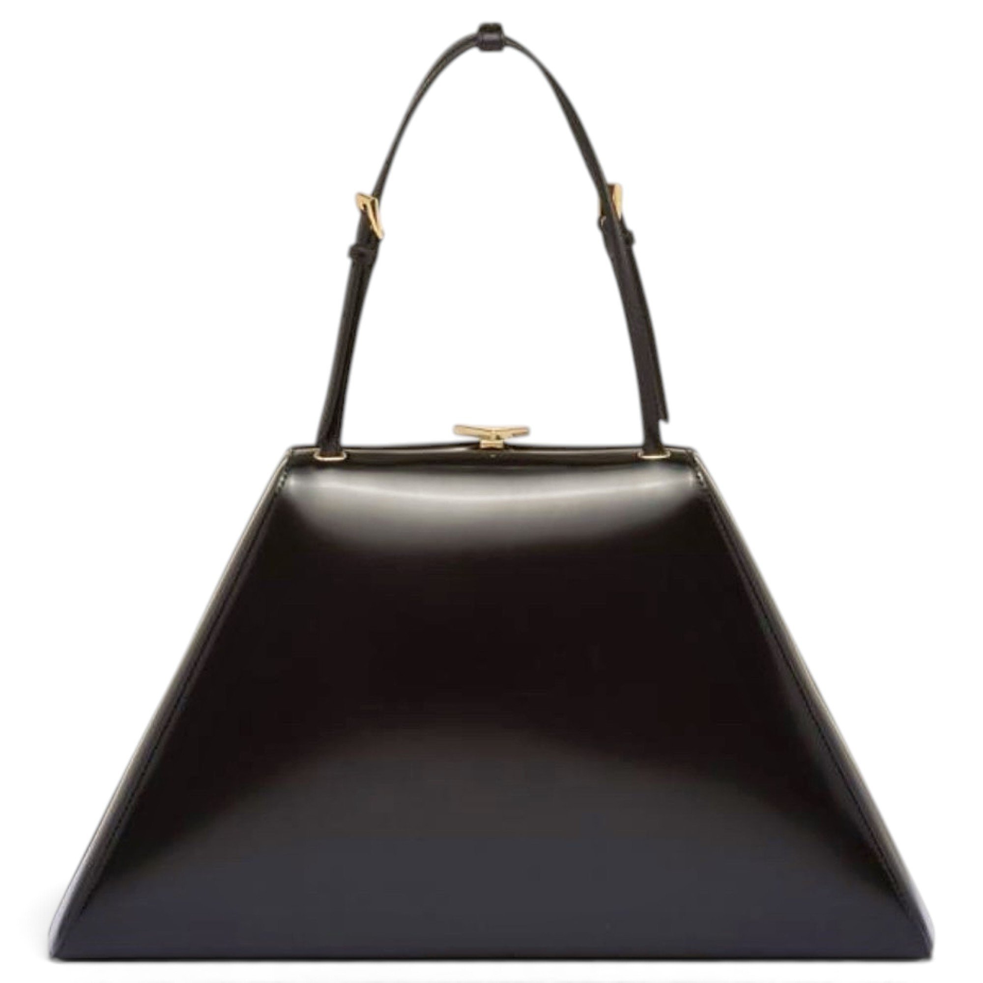 Patent leather handbag