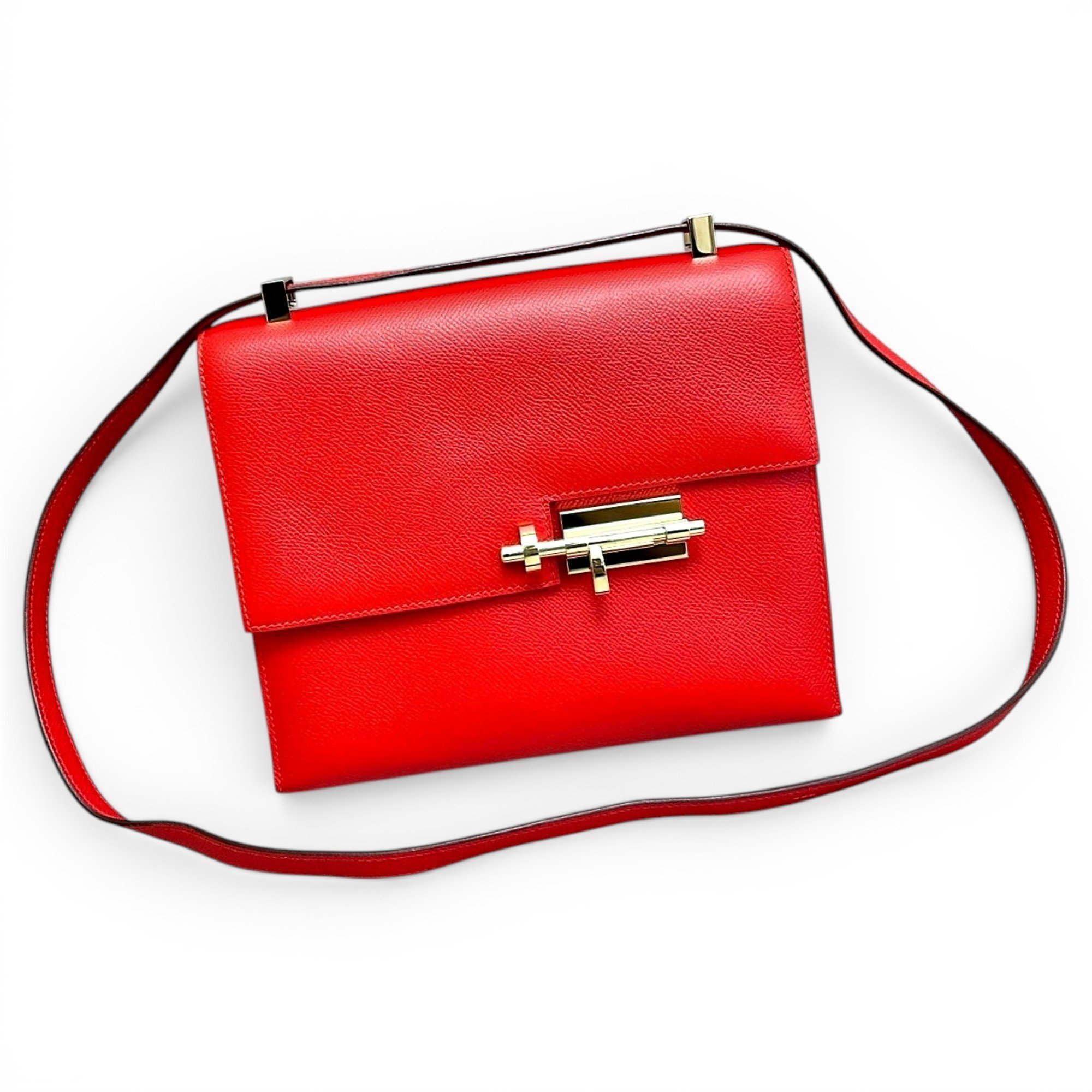 Verrou leather handbag