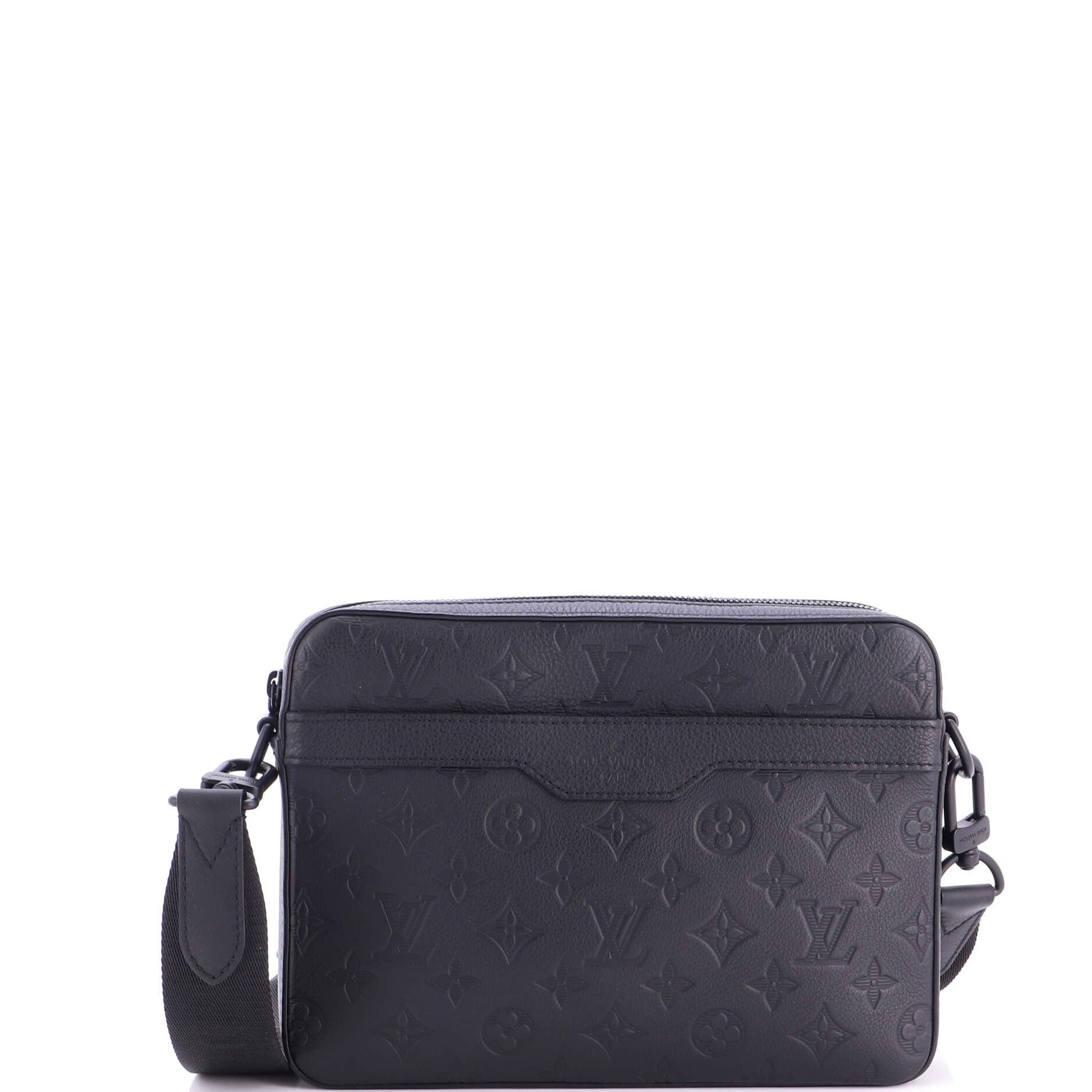 Trio Messenger Bag Monogram Shadow Leather