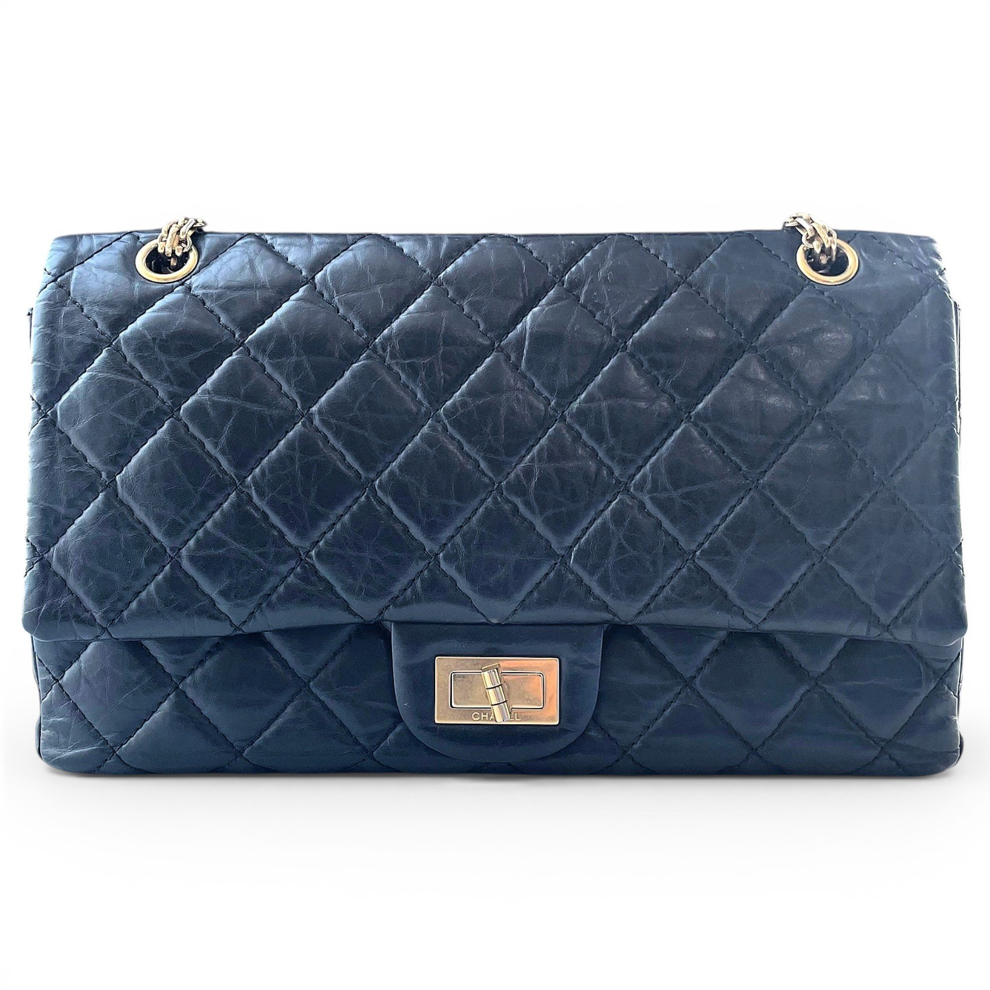 2.55 leather handbag