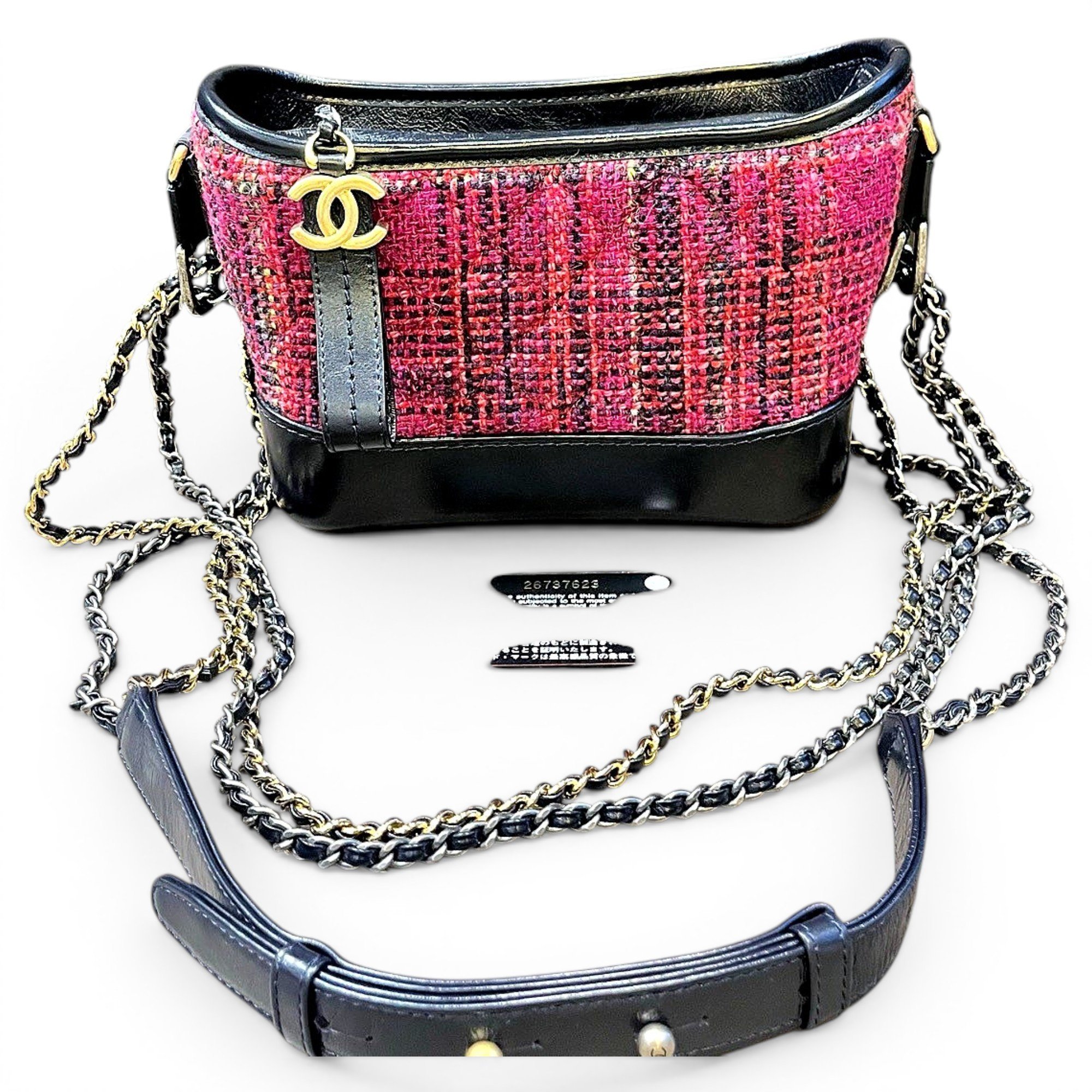 Gabrielle tweed crossbody bag