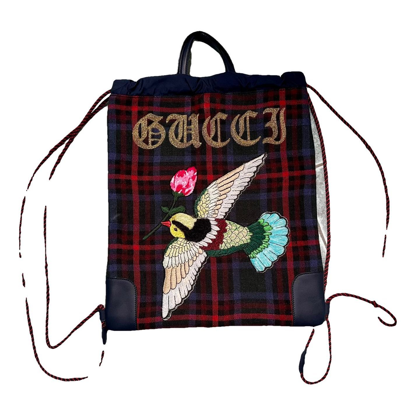 Leather backpack