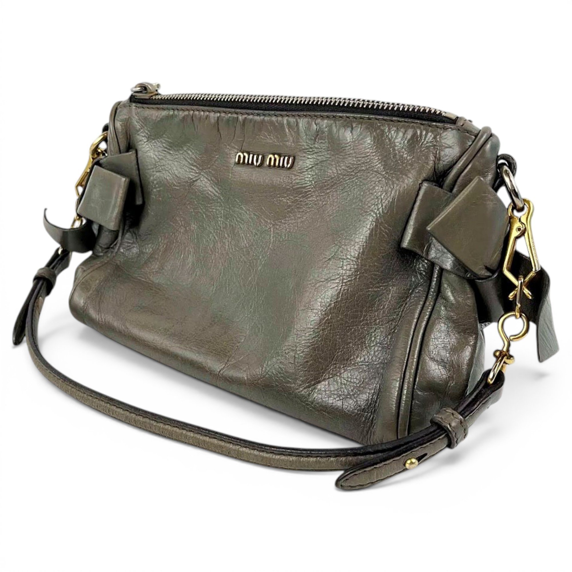 Leather handbag