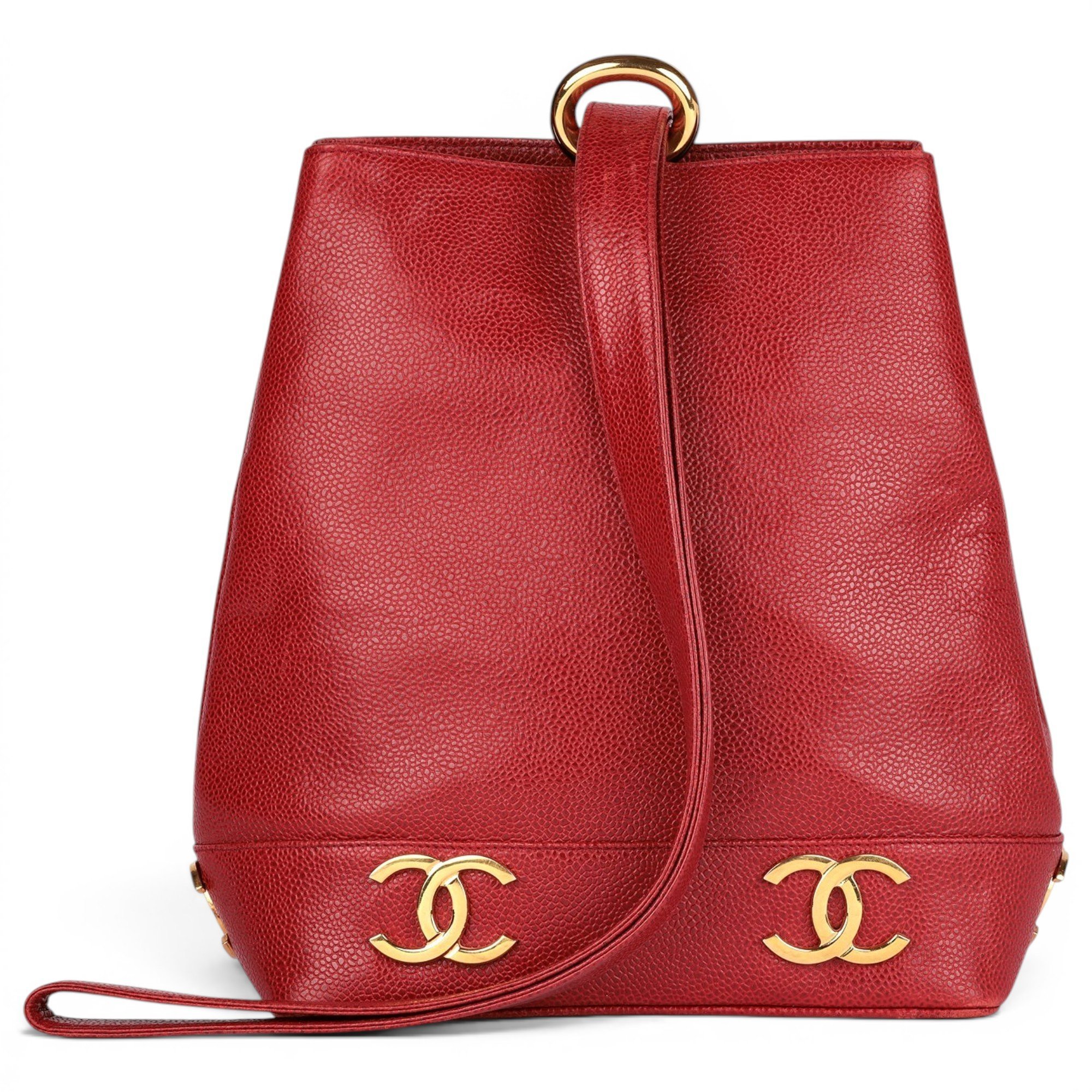 Leather handbag
