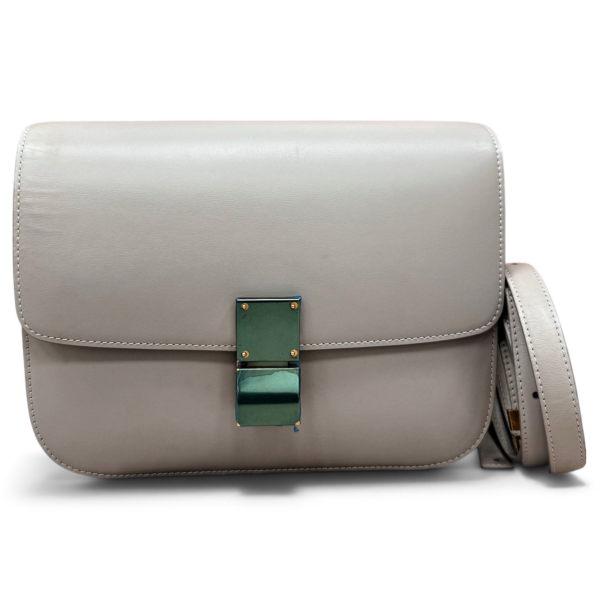 Classic leather handbag