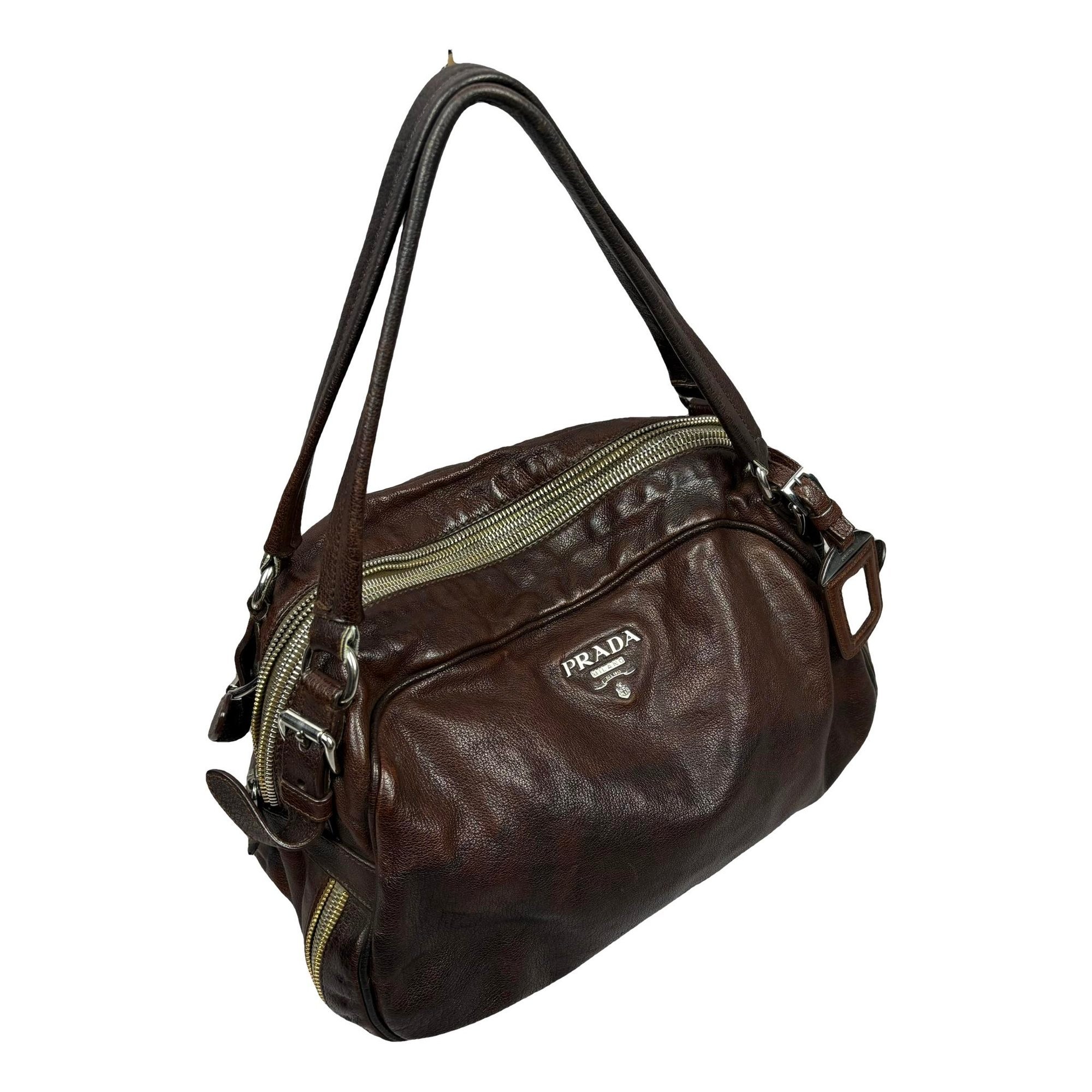Leather handbag