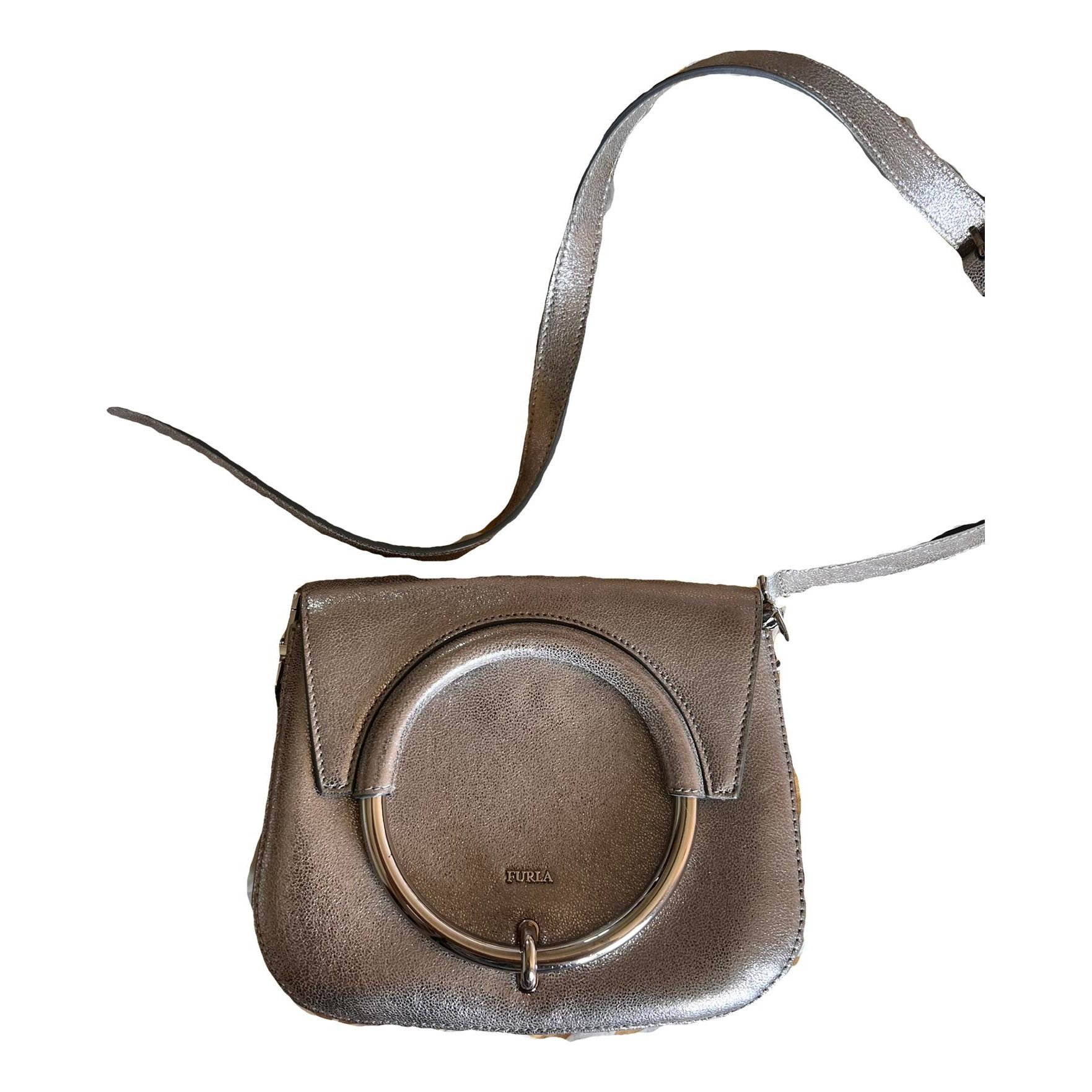 Pony-style calfskin clutch bag