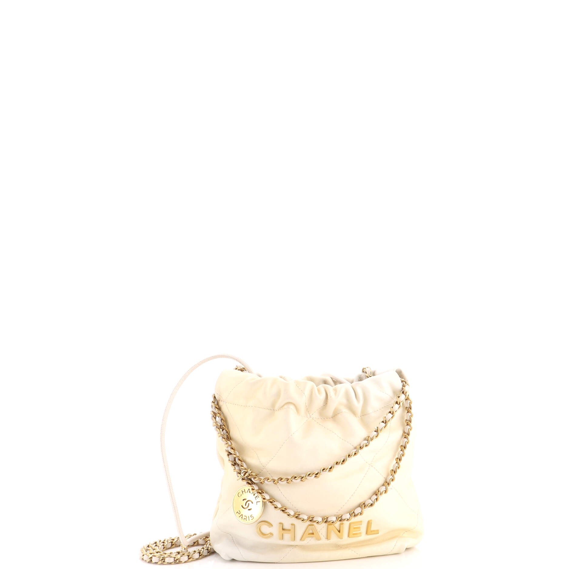22 Chain Hobo Quilted Shaded Calfskin Mini