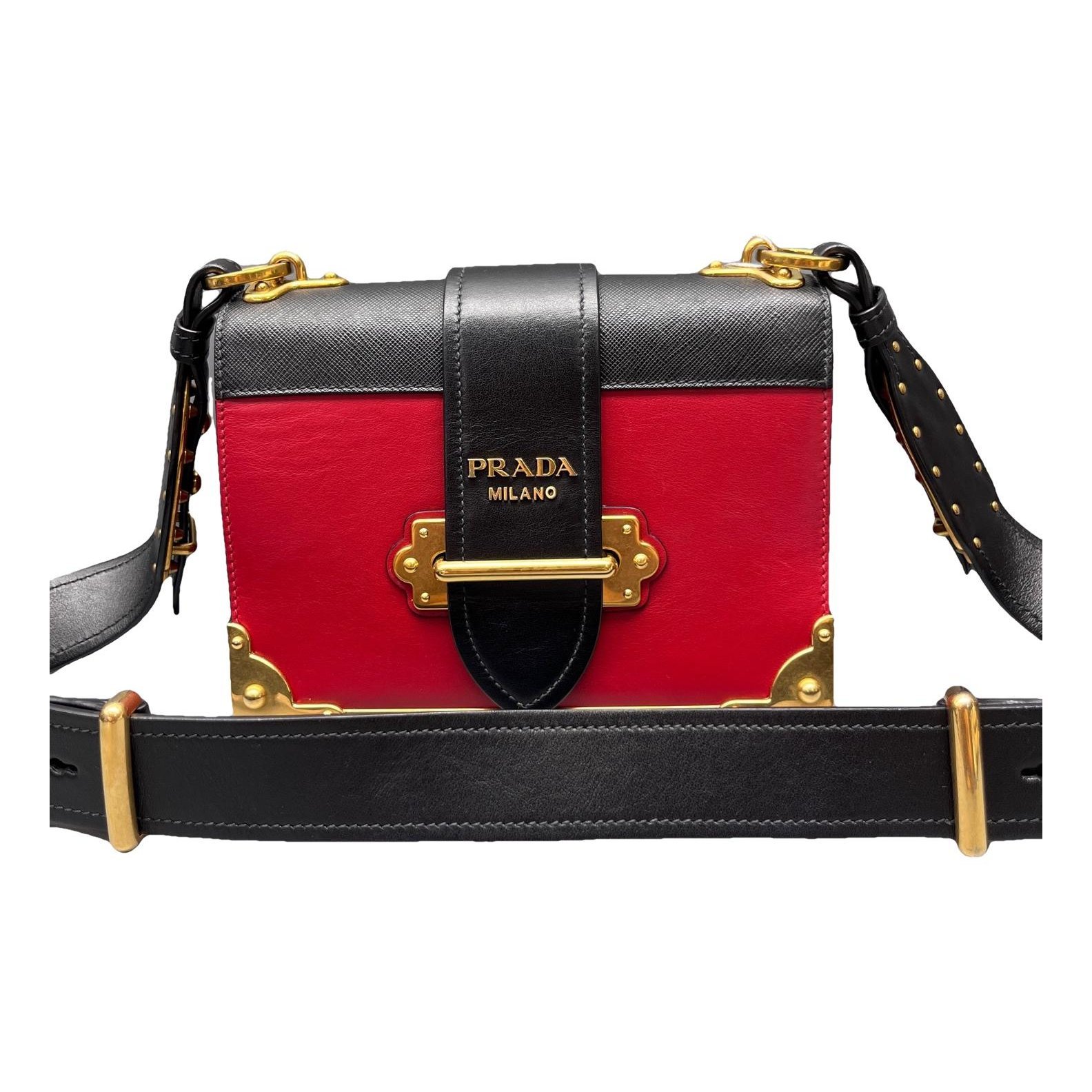 Cahier leather handbag