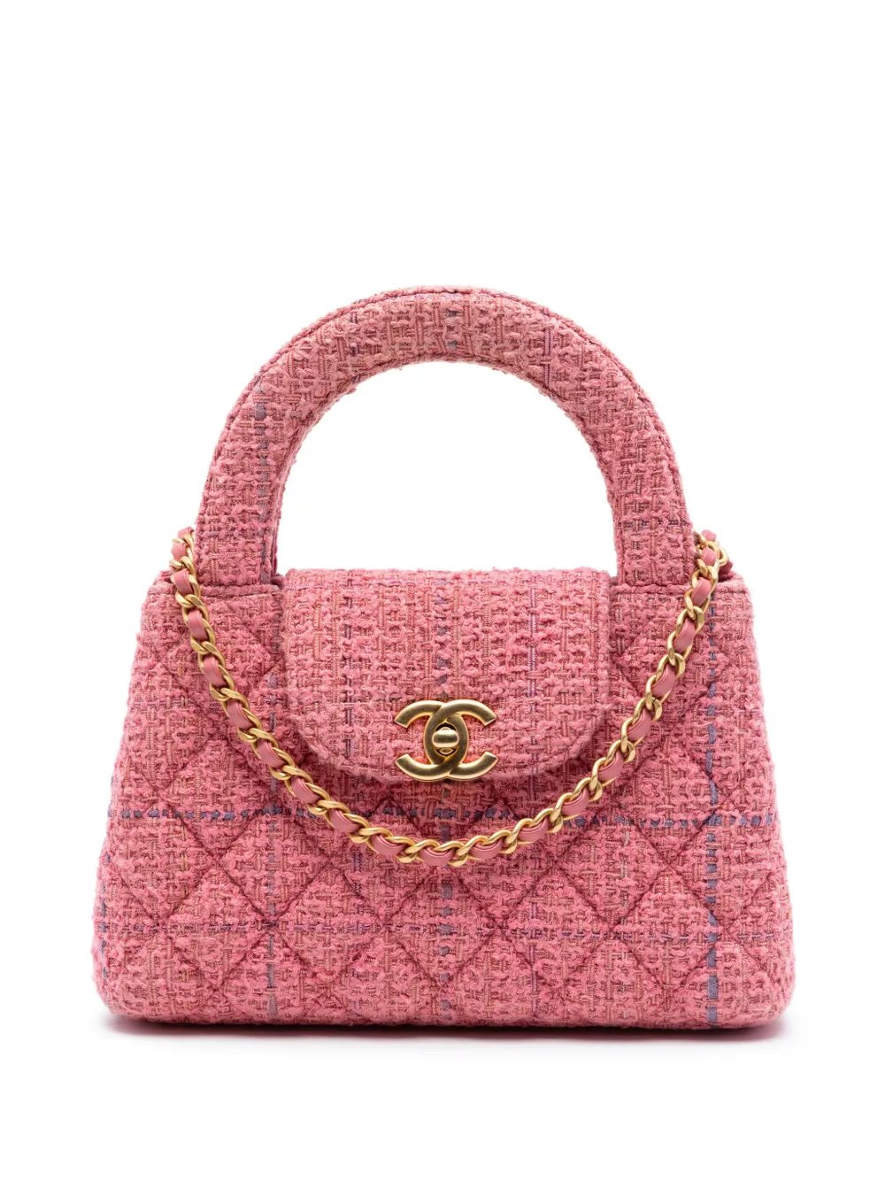 2021-2026 Nano Quilted Tweed Kelly Shopper Bag satchel