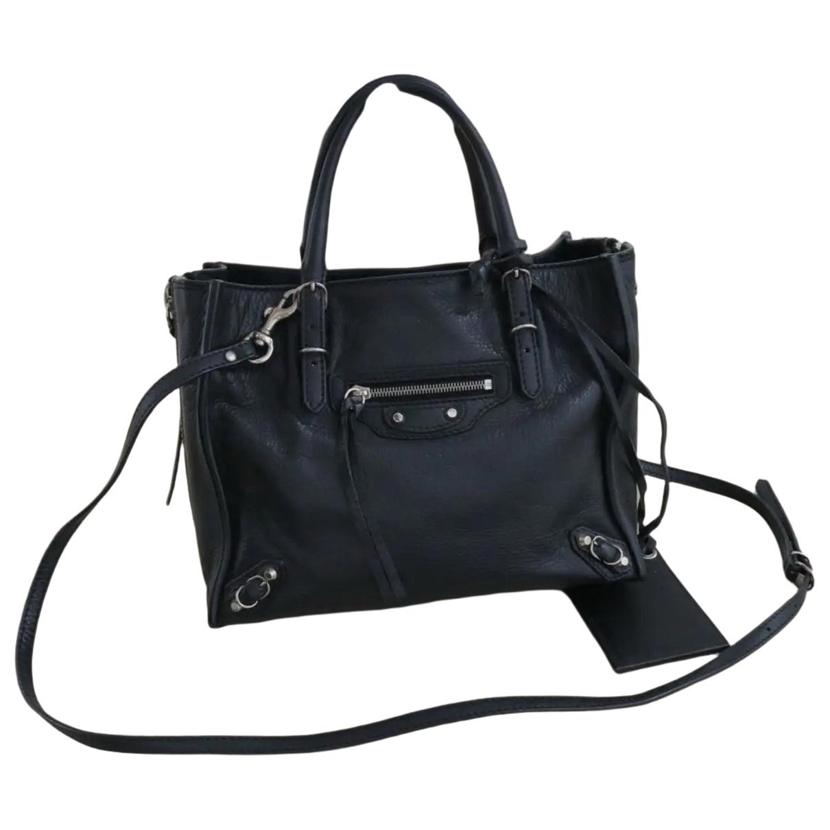 Papier leather crossbody bag
